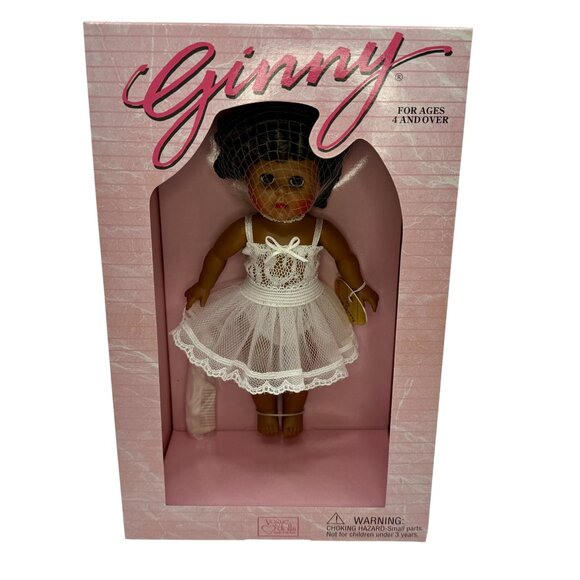 Vtg Vogue GINNY Doll 1995 Dress Me African American 4DM03 NIB 8" Lingerie Stand - Picture 1 of 6